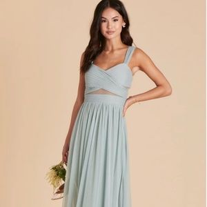 Sage Birdy Grey maxi dress